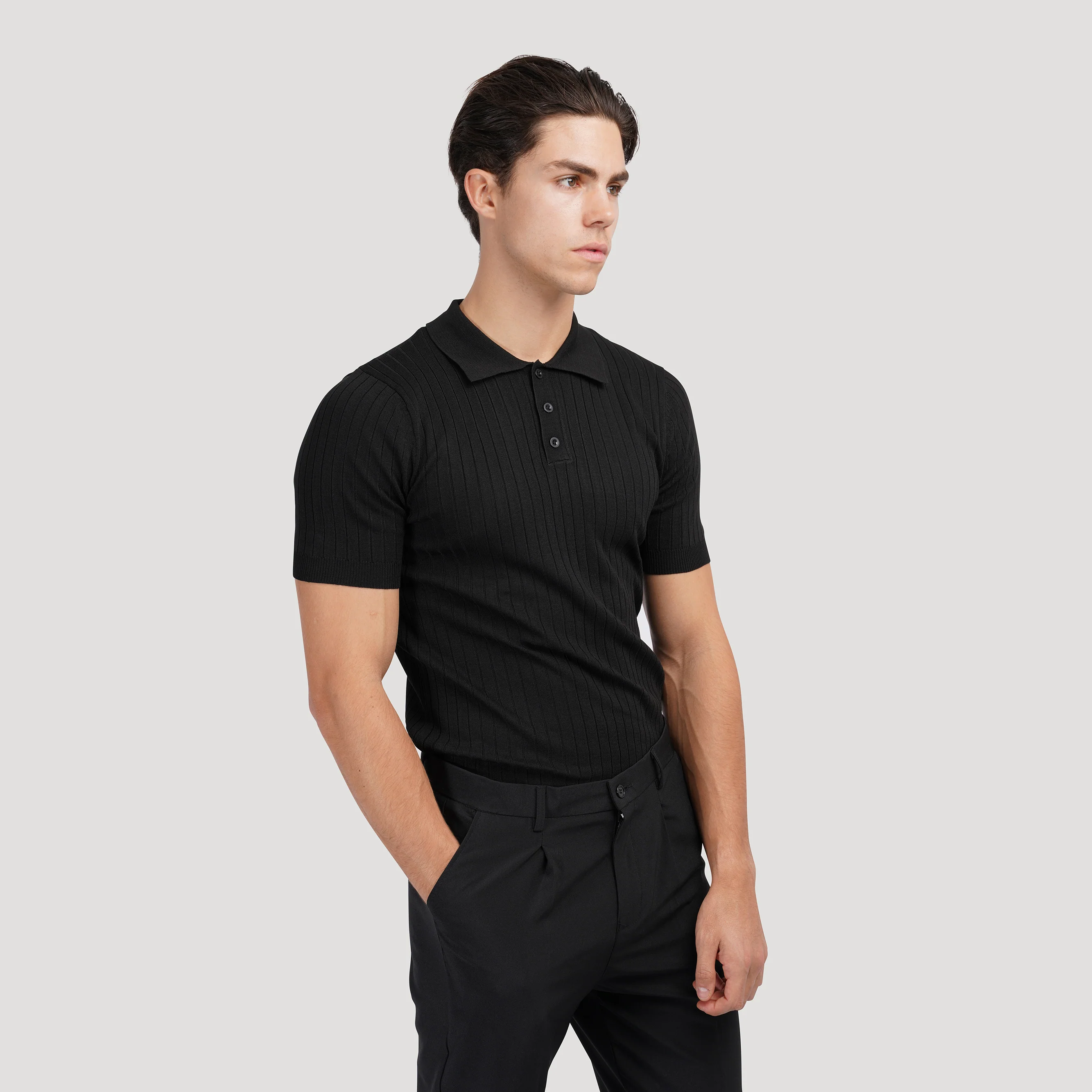 GIMCHEON Knitted Polo Shirt - Image 20