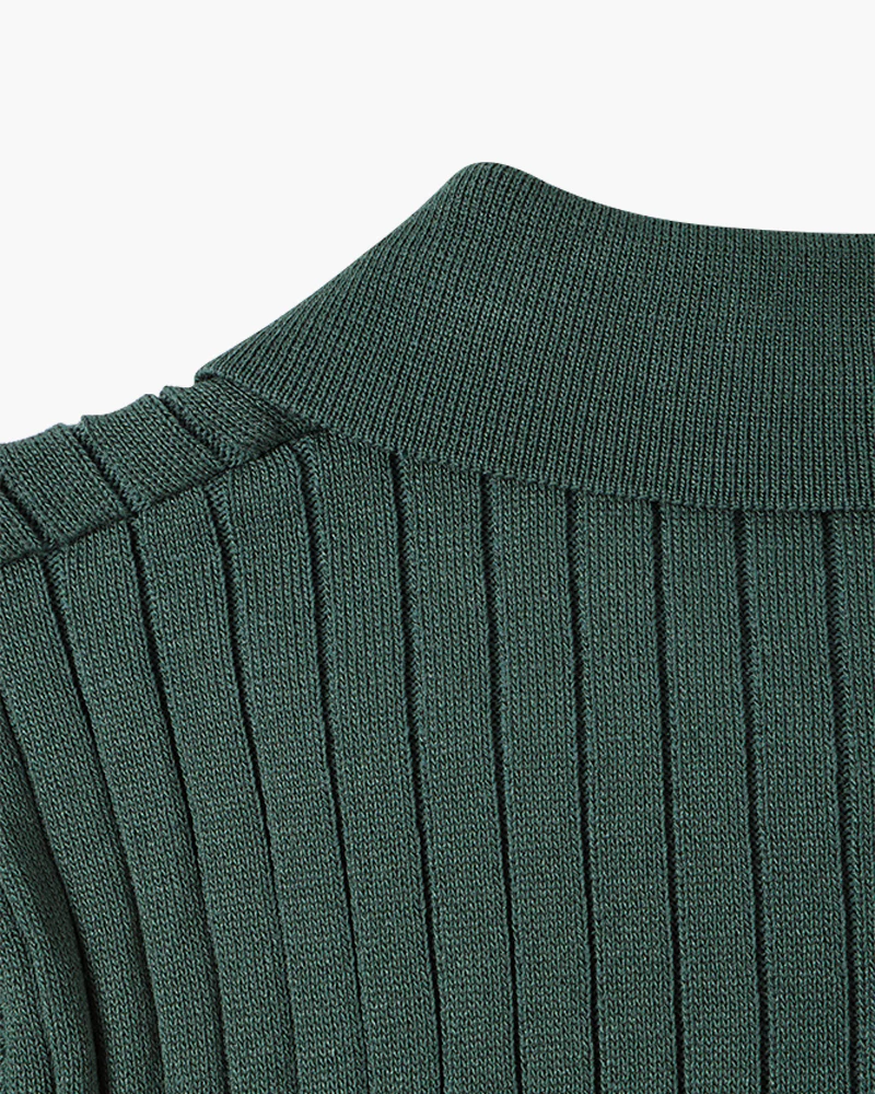 GIMCHEON Knitted Polo Shirt - Image 8