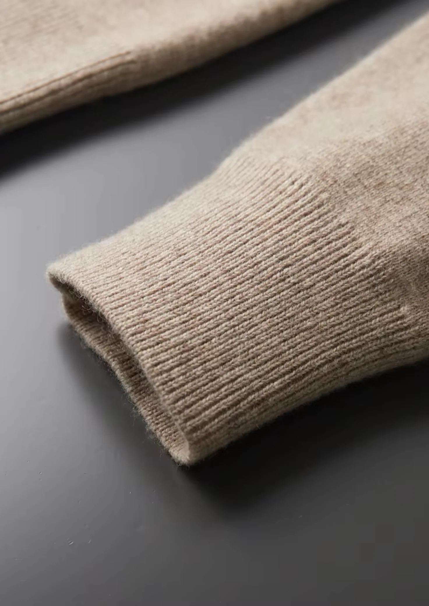 EXTRA-FINE MERINO WOOL ZIP POLO CARDIGAN - Image 13