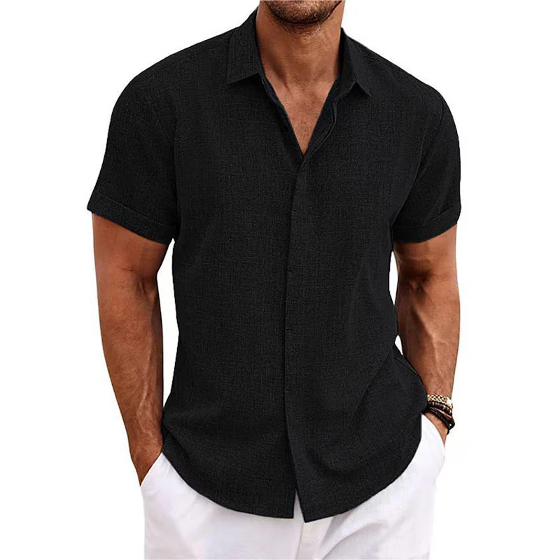MIAMI Short Sleeve Linen Shirt - Image 3
