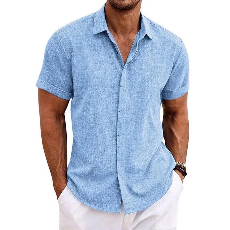 MIAMI Short Sleeve Linen Shirt - Image 4