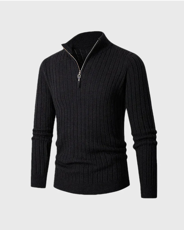 ZERMATT High Collar Half Zip Sweater - Image 7
